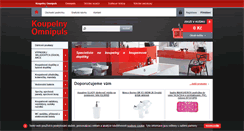 Desktop Screenshot of koupelny-omnipuls.cz